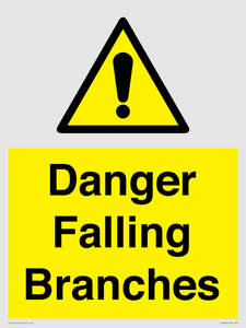 Danger Falling Branches